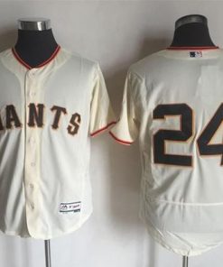 Giants #24 Willie Mays Cream Flexbase Authentic Collection Stitched MLB Jersey