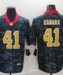 Men's New Orleans Saints #41 Alvin Kamara 2020 Camo Limited Stitched NFL Jersey