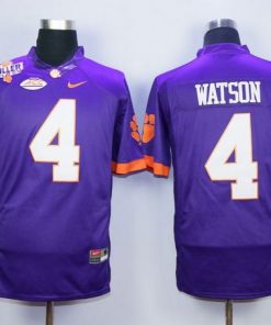Tigers #4 Deshaun Watson Purple Limited Stitched NCAA Jersey