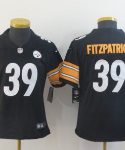 Women's Pittsburgh Steelers #39 Minkah Fitzpatrick Black Vapor Untouchable Limited Stitched NFL Jersey(Run Small)