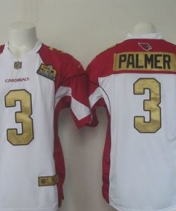 Nike Cardinals #3 Carson Palmer White Super Bowl 50 Collection Men's Stitched NFL Elite Jersey