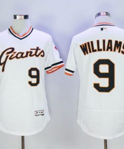 Giants #9 Matt Williams White Flexbase Authentic Collection Cooperstown Stitched MLB Jersey