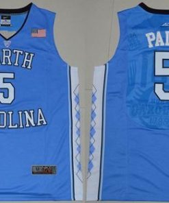 North Carolina #5 Marcus Paige Blue Basketball Stitched NCAA Jersey