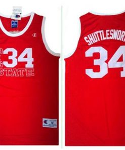 Lincoln He Got Game #34 Jesus Shuttlesworth Red Stitched Basketball Jersey