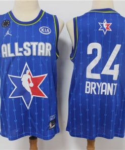 Men's Los Angeles Lakers #24 Kobe Bryant Blue 2020 All-Star Stitched NBA Jersey