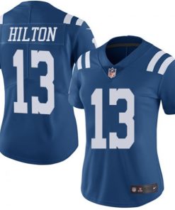 Women's Colts #13 T.Y. Hilton Blue Vapor Untouchable Limited Stitched NFL Jersey