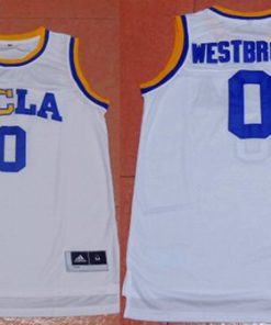 Bruins #0 Russell Westbrook White Basketball Stitched NCAA Jersey