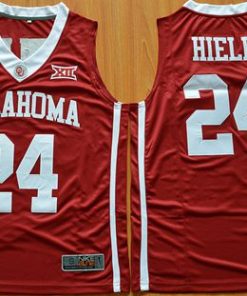 Sooners #24 Buddy Hield Red Basketball New XII Stitched NCAA Jersey