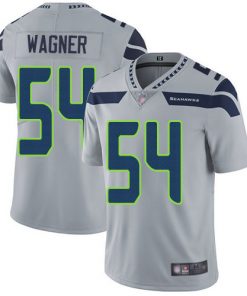 Men's Seattle Seahawks #54 Bobby Wagner Grey Vapor Untouchable Limited Stitched NFL Jersey