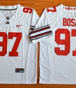 Buckeyes #97 Joey Bosa White Diamond Quest Stitched NCAA Jersey