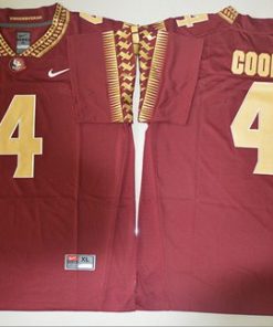 Seminoles #4 Dalvin Cook Red Stitched NCAA Jersey