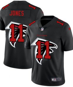 Men's Atlanta Falcons #11 Julio Jones Black Shadow Logo Limited Stitched NFL Jersey