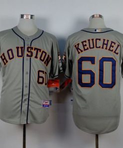Astros #60 Dallas Keuchel Grey Cool Base Stitched MLB Jersey