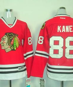 Blackhawks #88 Patrick Kane Red Women's Home Stitched NHL Jersey