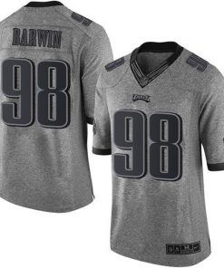 Nike Eagles #98 Connor Barwin Gray Men's Stitched NFL Limited Gridiron Gray Jersey