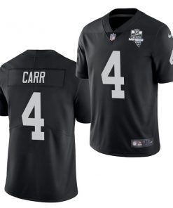 Youth Oakland Raiders #4 Derek Carr Black 2020 Inaugural Season Vapor Untouchable Limited Stitched NFL Jersey