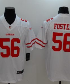 Men's San Francisco 49ers #56 Reuben Foster White Vapor Untouchable Player Limited Jersey