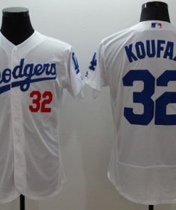 Dodgers #32 Sandy Koufax White Flexbase Authentic Collection Stitched MLB Jersey
