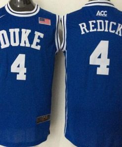 Blue Devils #4 J.J. Redick Blue Basketball New Stitched NCAA Jersey