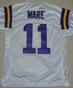 LSU Tigers #11 Spencer Ware White Stitched NCAA Jersey