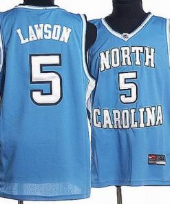 North Carolina #5 Ty Lawson Blue Stitched NCAA Jersey