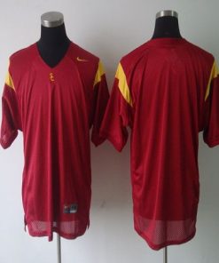 Trojans Blank Red Stitched NCAA Jersey