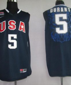 Nike Tournament #5 Kevin Durant Dark Blue Stitched NBA Jersey