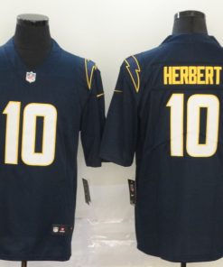 Men's Los Angeles Chargers #10 Justin Herbert 2020 Navy Vapor Untouchable Limited Stitched NFL Jersey