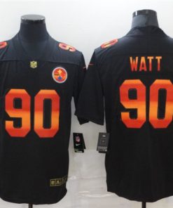 Men's Pittsburgh Steelers #90 T. J. Watt 2020 Black Fashion Limited Stitched NFL Jersey