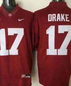 Crimson Tide #17 Kenyan Drake Red Stitched NCAA Jersey
