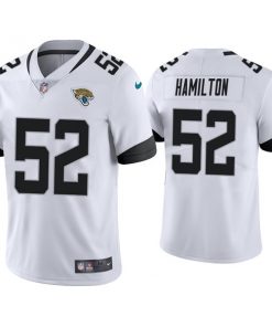 Men's Jacksonville Jaguars #52 Davon Hamilton White Vapor Untouchable Limited Stitched Jersey