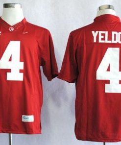 Crimson Tide #4 T.J Yeldon Red Limited Stitched NCAA Jersey