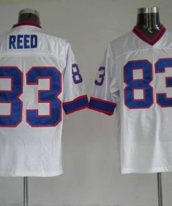 Mitchell & Ness Bills #83 Andre Reed White Stitched Throwback NFL Jersey