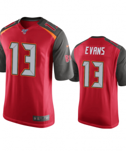 Men's Tampa Bay Buccaneers #13 Mike Evans Red 2019 100th Season Vapor Untouchable Limited Stitched NFL Jersey