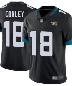 Men's Jacksonville Jaguars #18 Chris Conley Black Vapor Untouchable Limited Stitched NFL Jersey