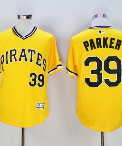 Pirates #39 Dave Parker Gold Flexbase Authentic Collection Cooperstown Stitched MLB Jersey