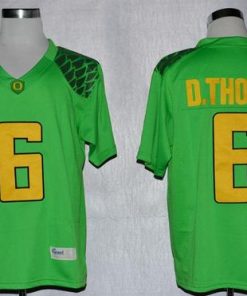 Ducks #6 De'Anthony Thomas Green Limited Stitched NCAA Jersey