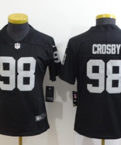 Youth Oakland Raiders #98 Maxx Crosby Black Vapor Untouchable Limited Stitched NFL Jersey