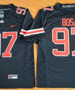 Buckeyes #97 Joey Bosa Black(Red No.) Limited Stitched NCAA Jersey