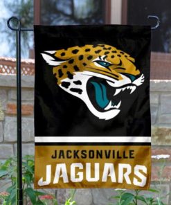 Jacksonville Jaguars Double-Sided Garden Flag 001 (Pls Check Description For Details)