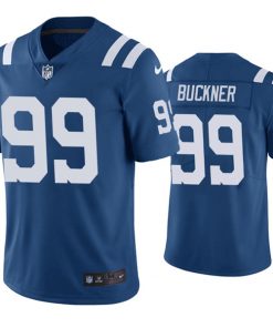 Men's Indianapolis Colts #99 DeForest Buckner Blue Vapor Untouchable Limited Stitched NFL Jersey