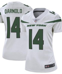 Women's New York Jets #14 Sam Darnold White Vapor Untouchable Limited Stitched NFL Jersey