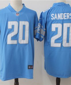 Men's Nike Detroit Lions #20 Barry Sanders Blue Stitched NFL Vapor Untouchable Limited Jersey