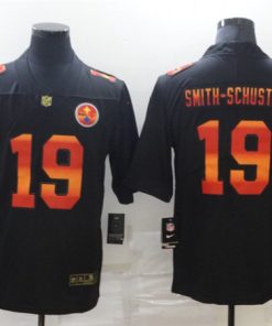 Men's Pittsburgh Steelers #19 JuJu Smith-Schuster 2020 Black Fashion Stitched Limited NFL Jersey