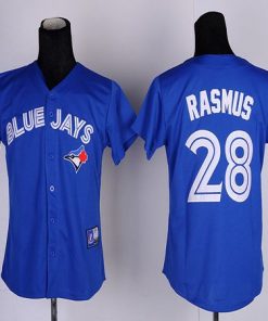 Blue Jays #28 Colby Rasmus Blue Women's Fashion Stitched MLB Jersey