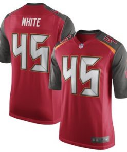 Men's Tampa Bay Buccaneers #45 Devin White Red  NFL Stitched Jersey