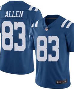 Nike Colts #83 Dwayne Allen Royal Blue Men's Stitched NFL Limited Rush Jersey