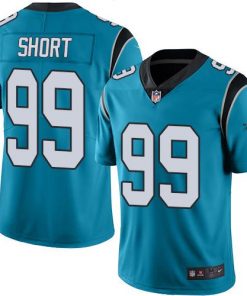 Nike Panthers #99 Kawann Short Blue Men's Stitched NFL Limited Rush Jersey