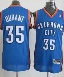 Thunder #35 Kevin Durant Blue Revolution 30 Stitched NBA Jersey