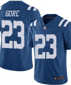 Nike Colts #23 Frank Gore Royal Blue Men's Stitched NFL Limited Rush Jersey